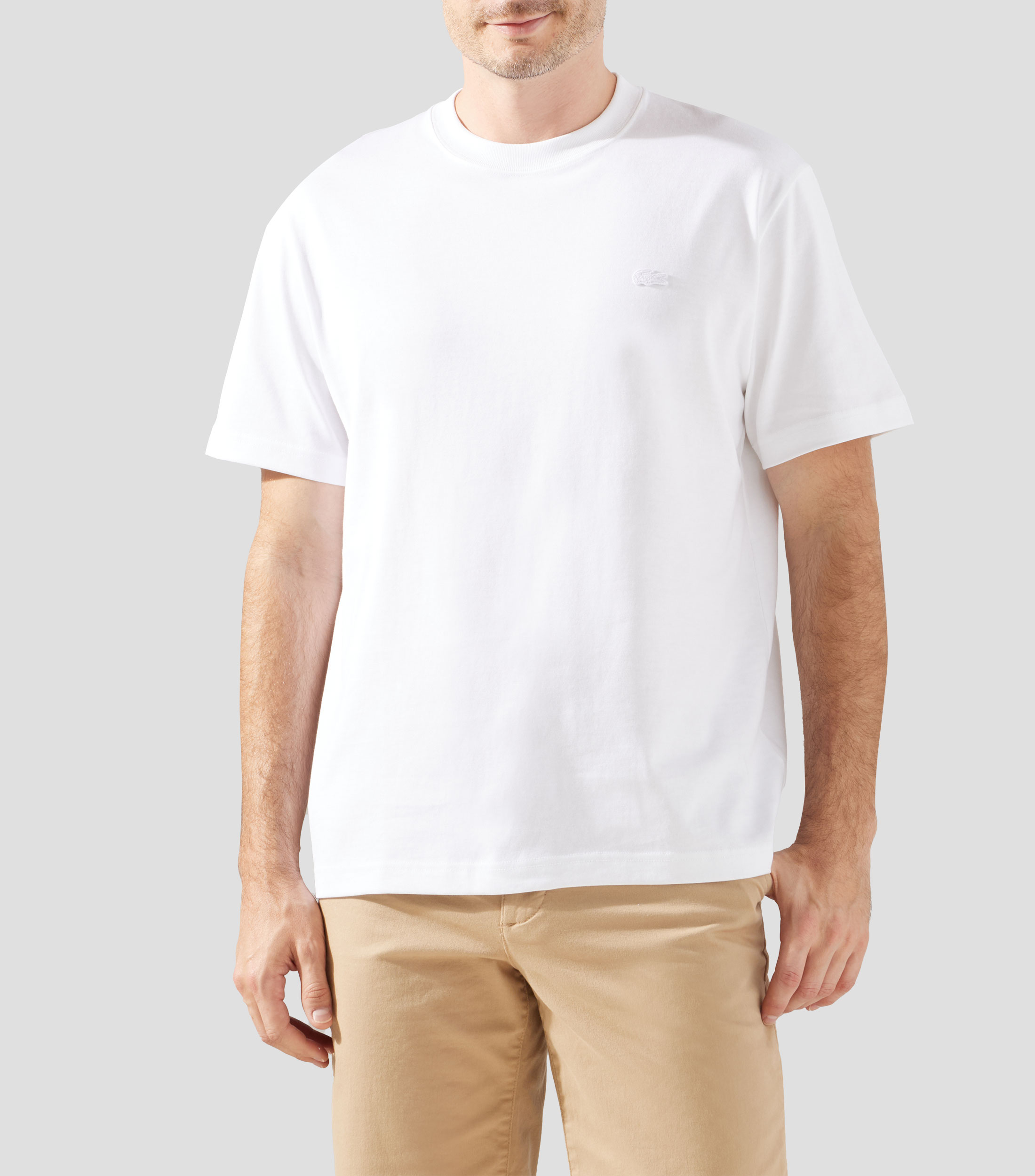 Playera cuello redondo manga corta lisa Hombre